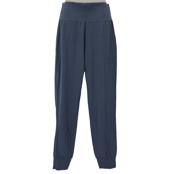 Athleta Distance Jogger Dobby Iron Blue Size Medium Lightweight Run Pant NEW - Picture 8 of 12